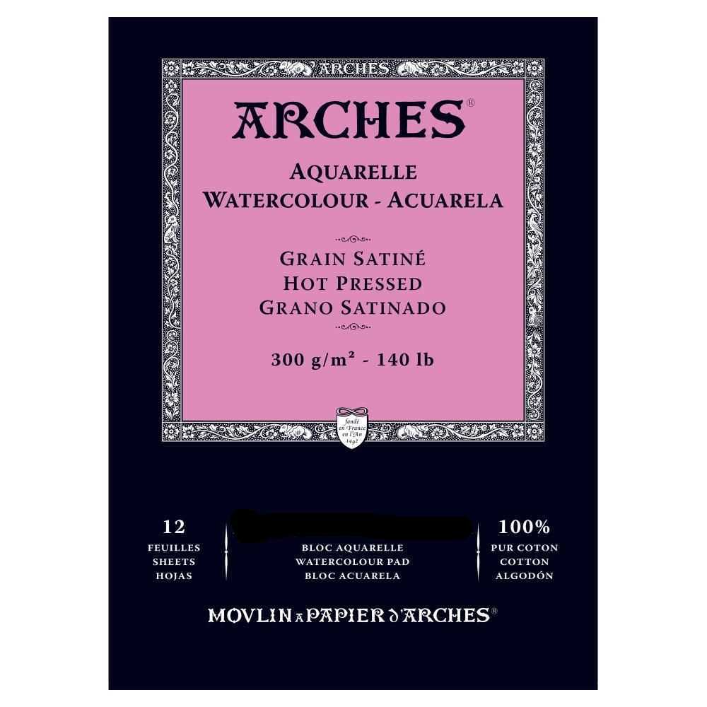 Arches Watercolour Paper Pad Smooth 300gsm