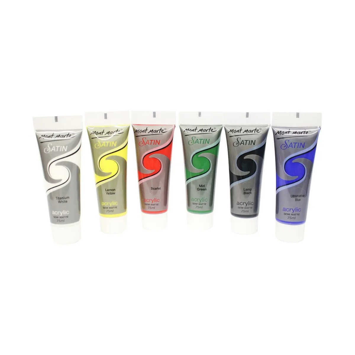 Mont Marte Satin Acrylic Primary Set