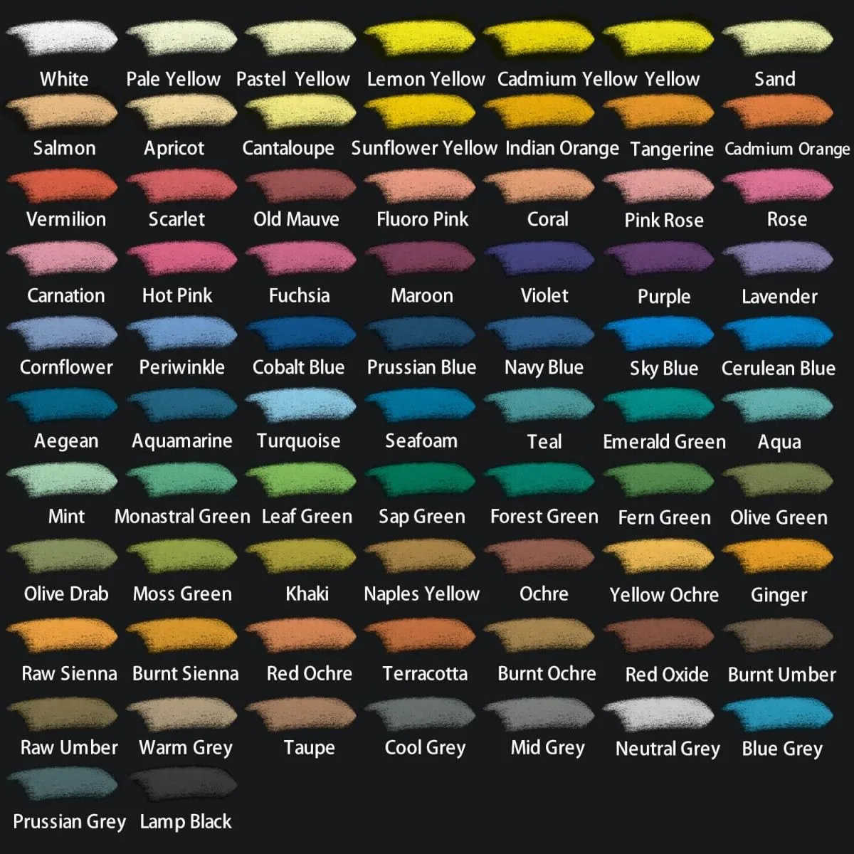 Mont Marte Soft Pastel Set 72pc