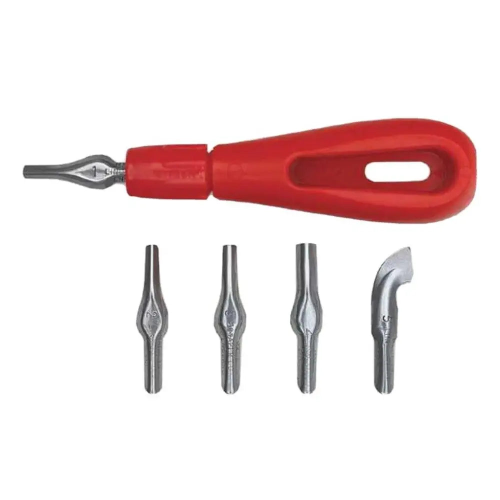 Essdee Lino Cutters & Handle 6pc