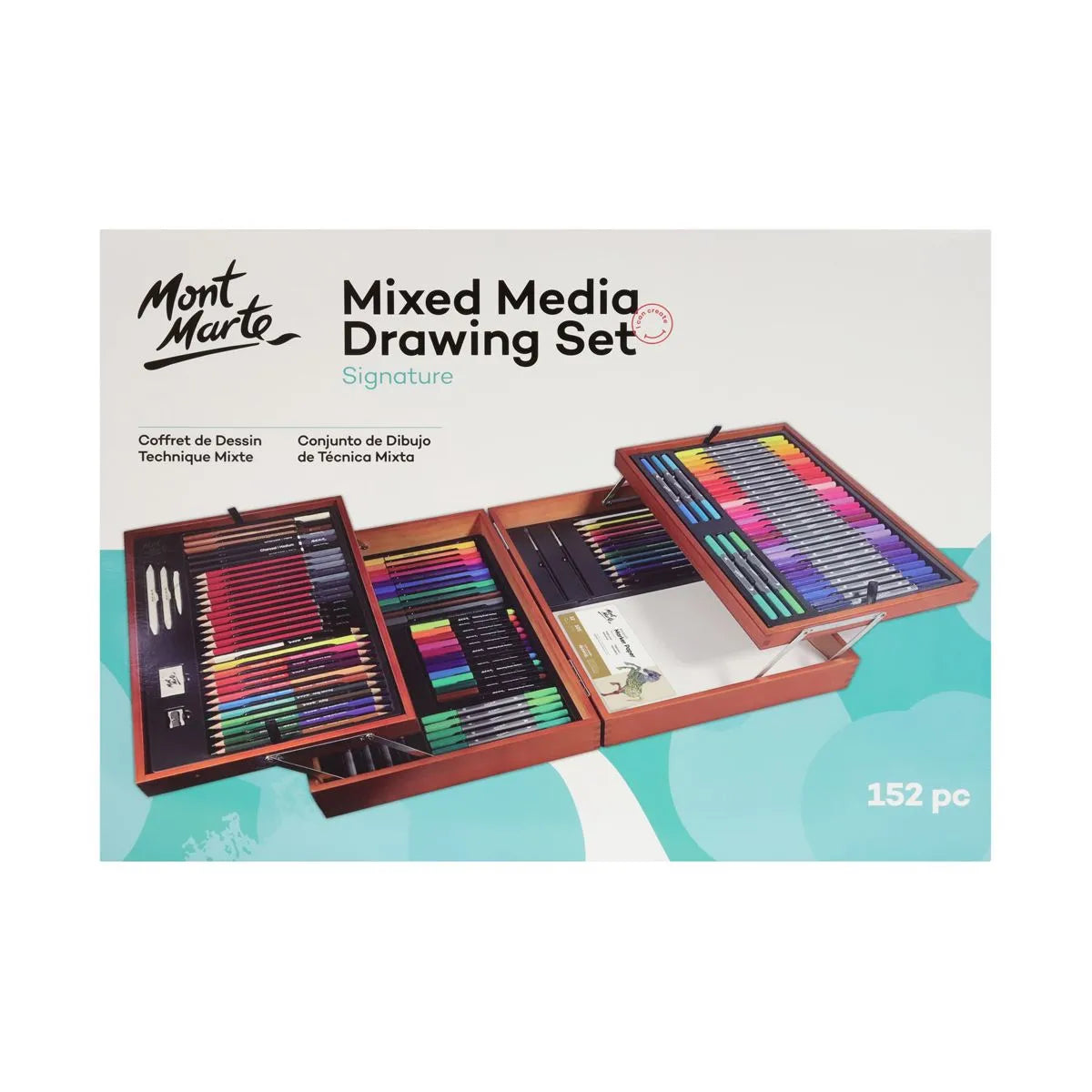 Mont Marte Mixed Media Drawing Set 152pc