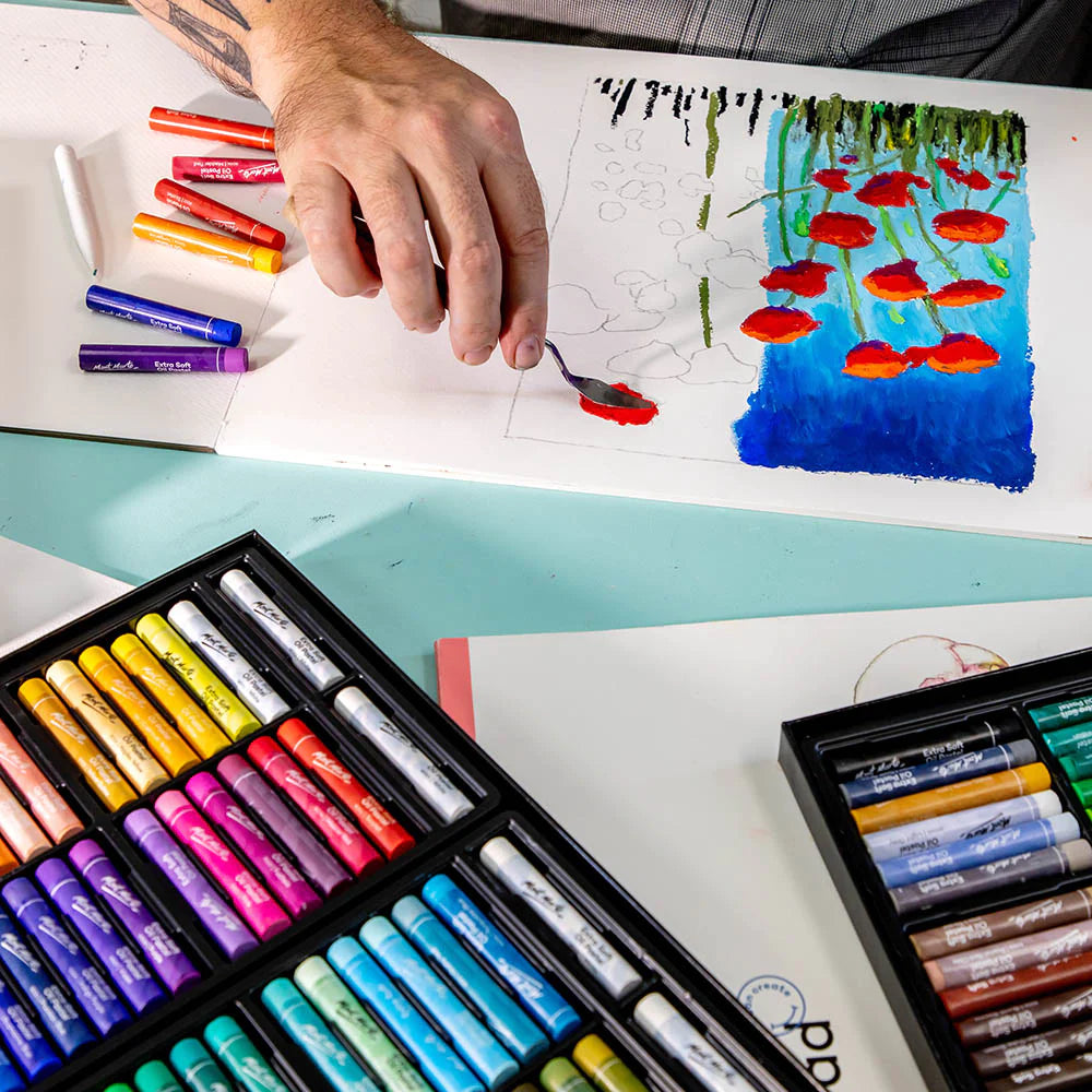 Mont Marte Extra Soft Oil Pastels Vibrant Hues