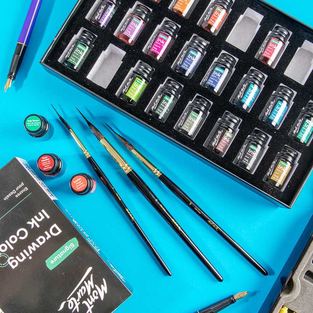 Mont Marte Fat Liner Brush Set