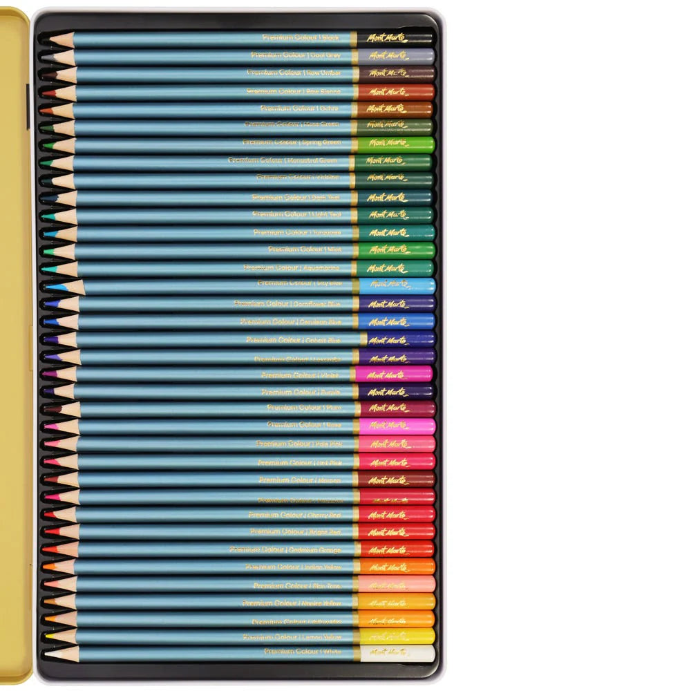 Mont Marte Colour Pencils 36pc Tin