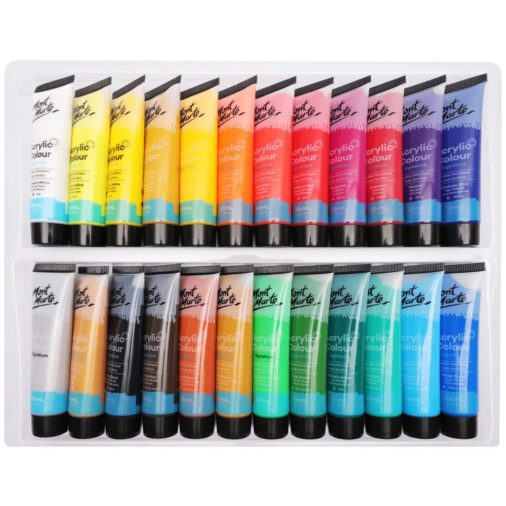 Mont Marte Studio Acrylic Paint Set 24pce x 36ml