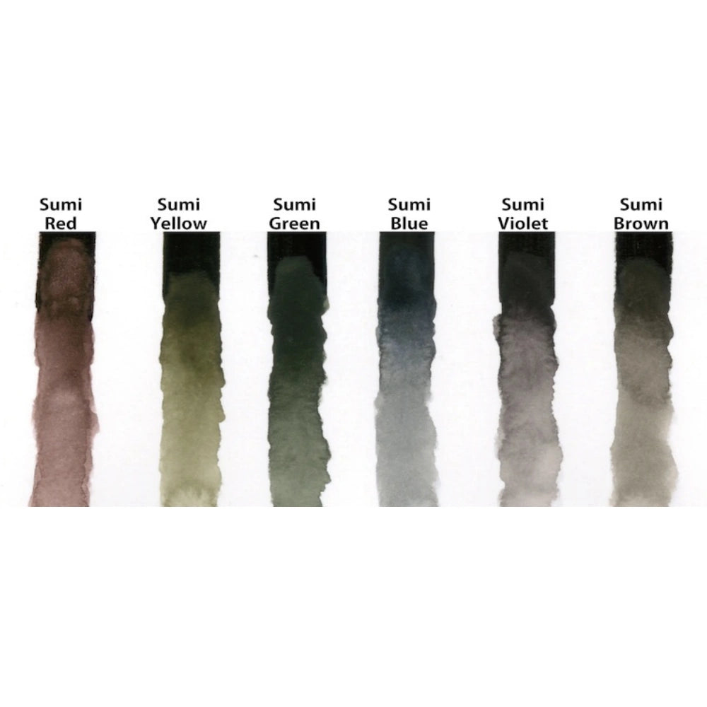 Kuretake Gansai Tambi Watercolour Palette - Sumi Colours