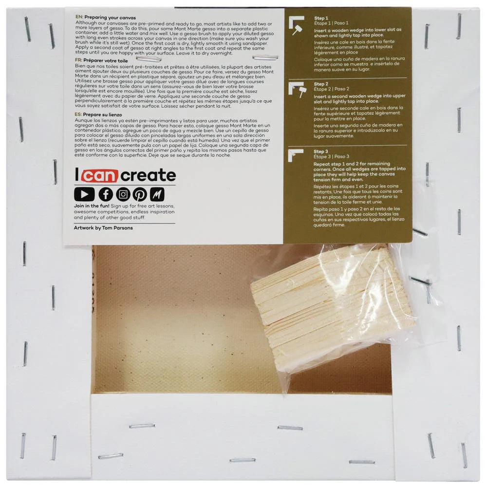 Mont Marte Professional Canvas 20.3X20.3cm