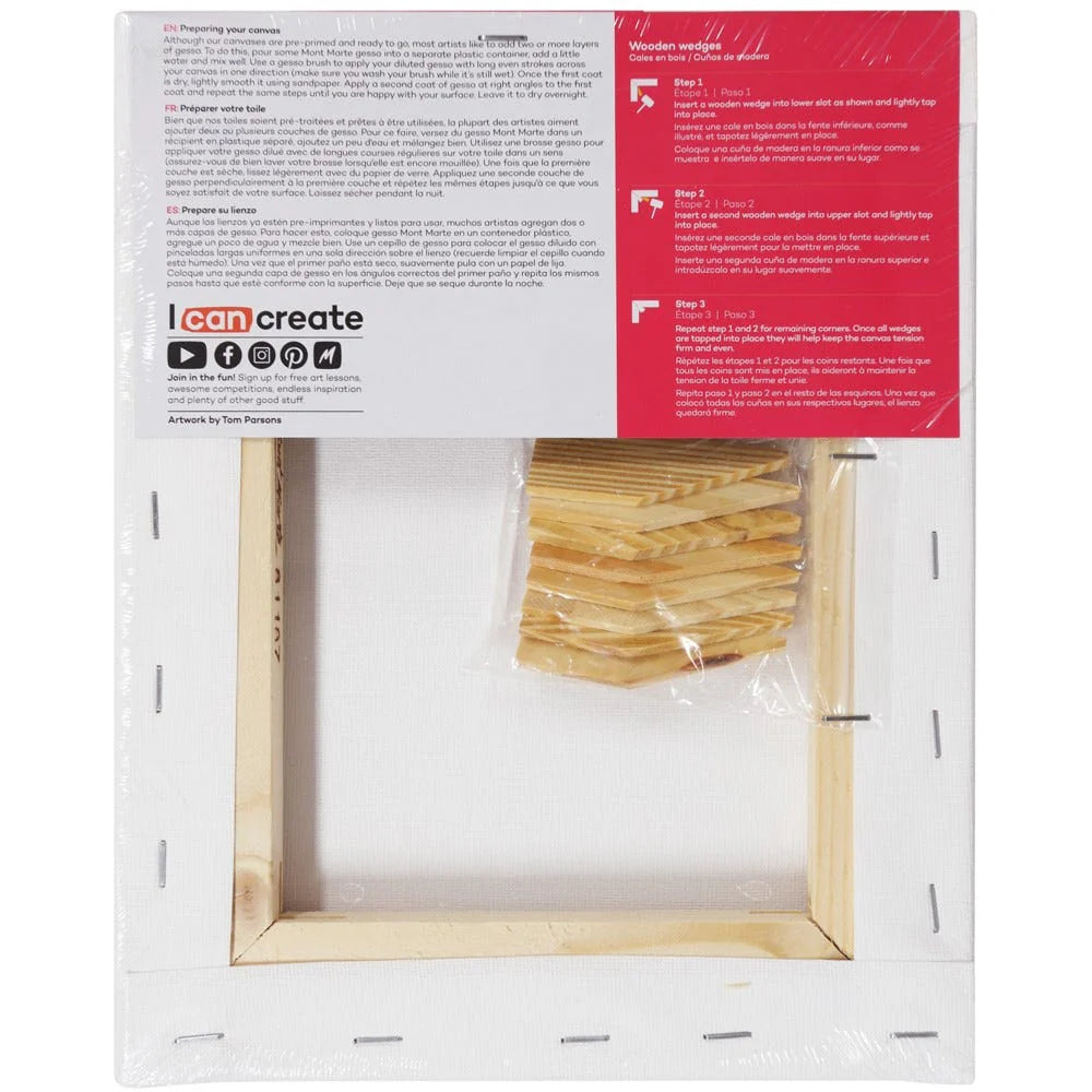 Mont Marte Studio Thin Canvas 20X25cm