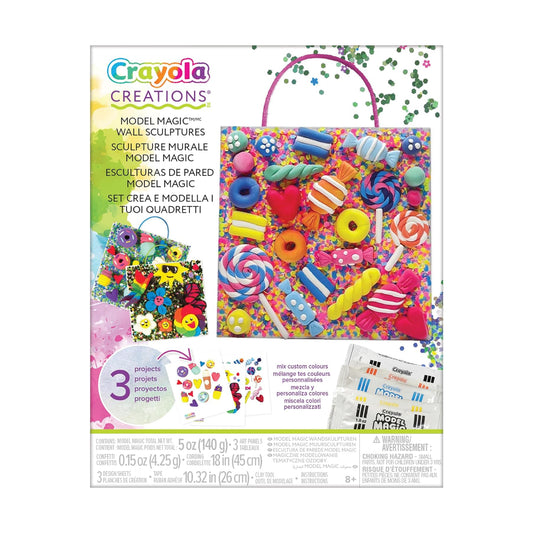 Crayola Creations Model Magic Wall Sculptures Craft Kit