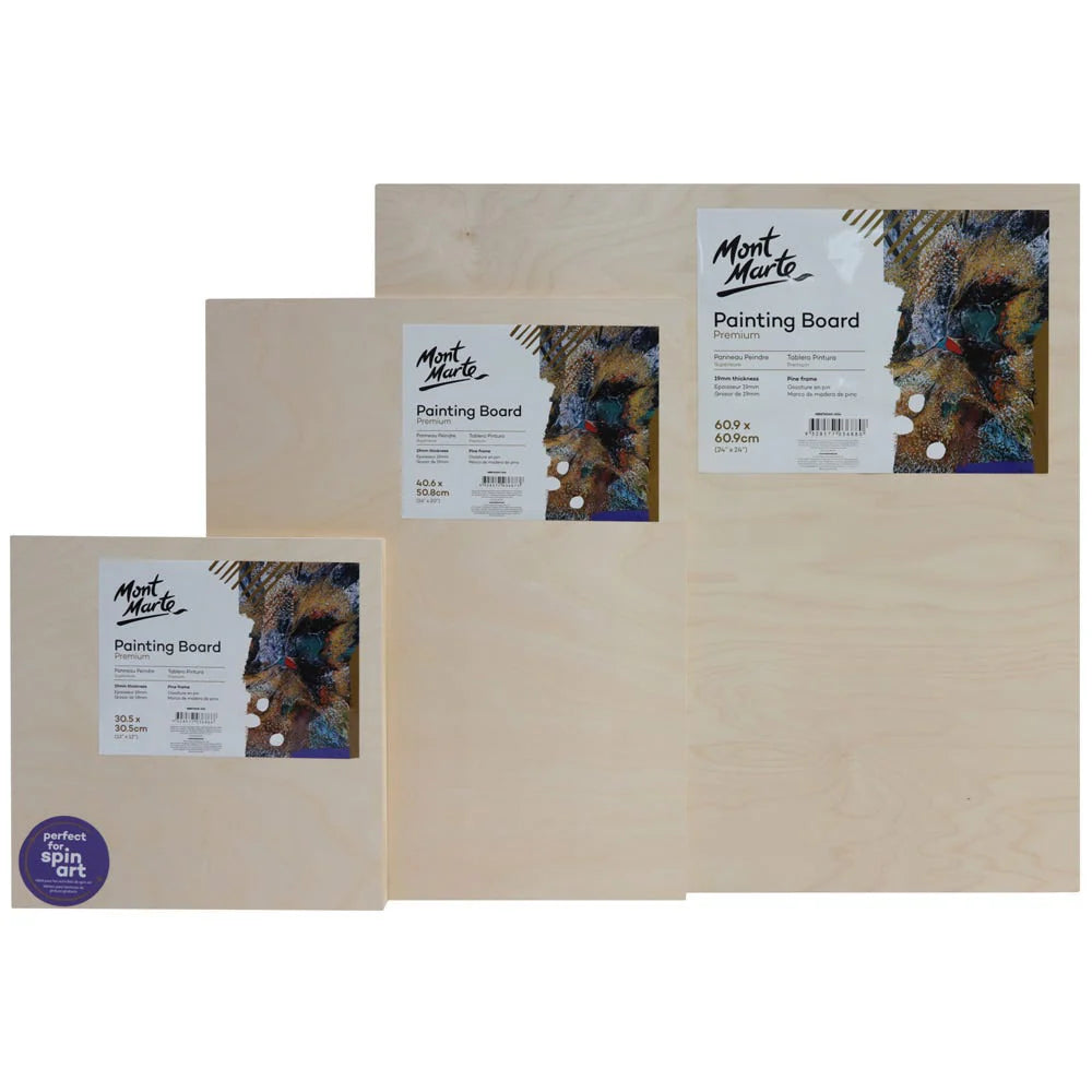 Mont Marte Wooden Painting Board 30.5x30.5cm