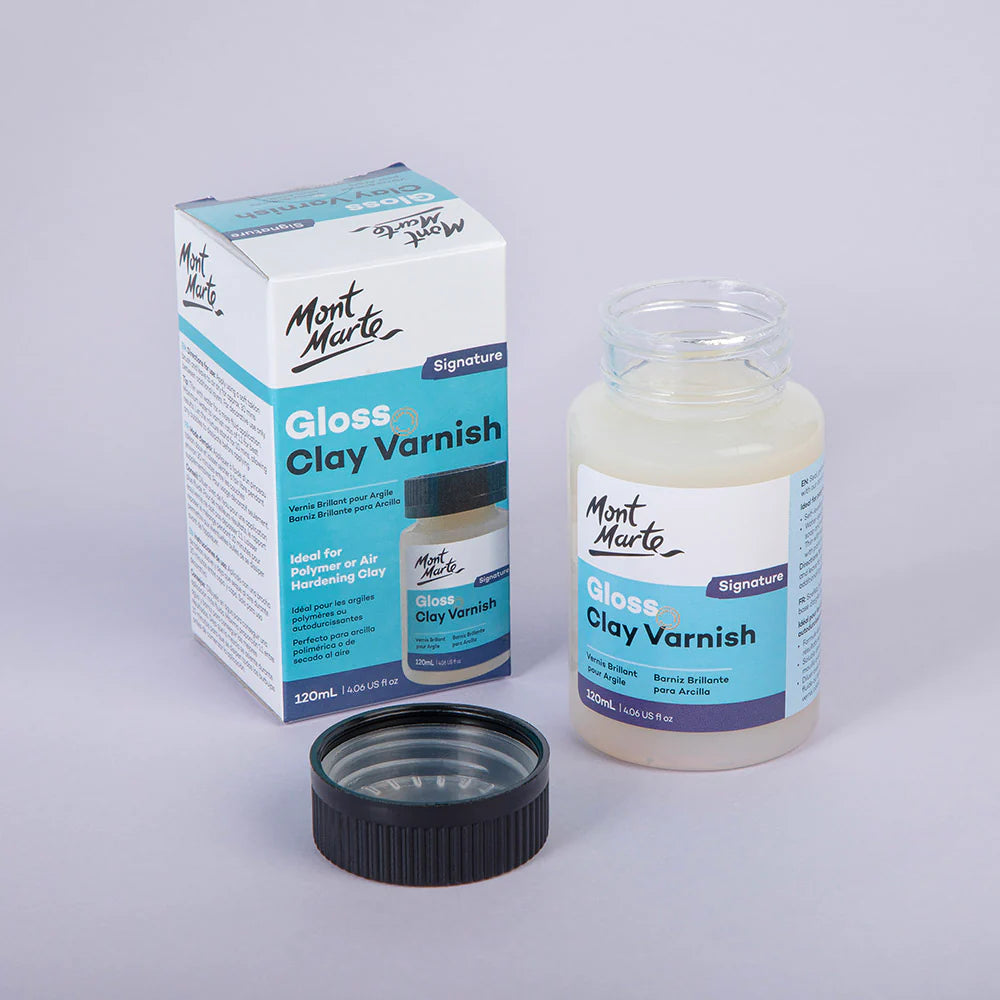 Mont Marte Gloss Clay Varnish 120ml