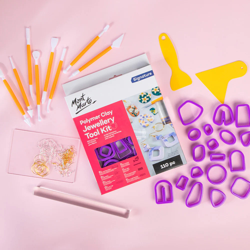 Mont Marte Polymer Clay Jewellery Making Kit