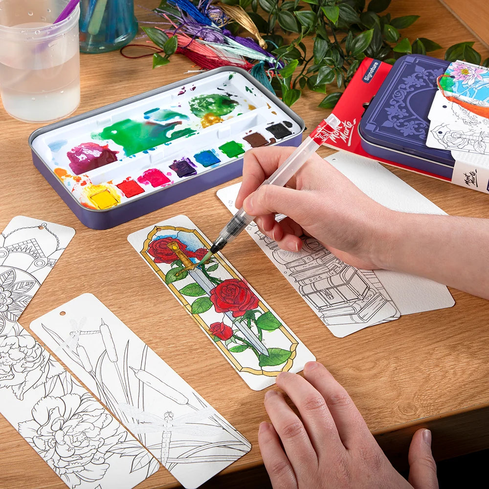 Mont Marte Watercolour Bookmark Set 33pc