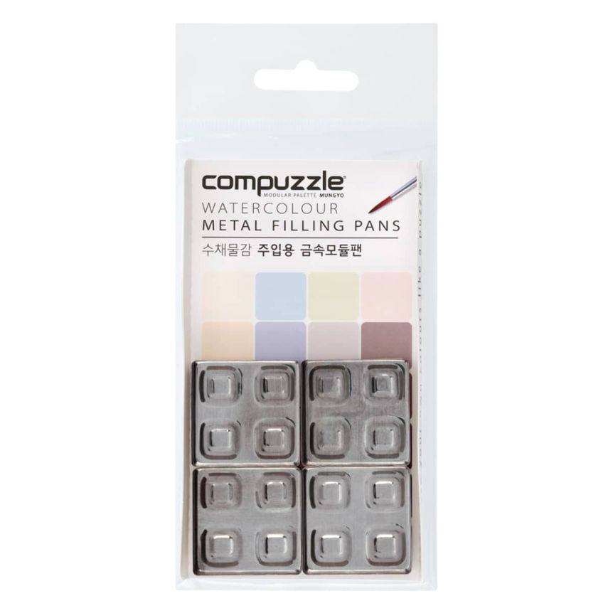 Mungyo Compuzzle Metal Pans - Large 4pk