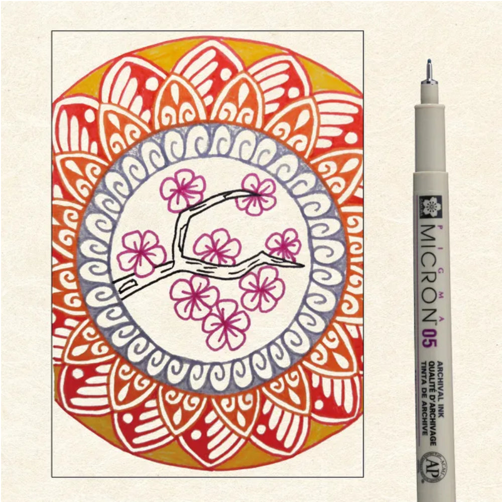 Sakura Pigma Micron Mandala Warm Tone Set 05