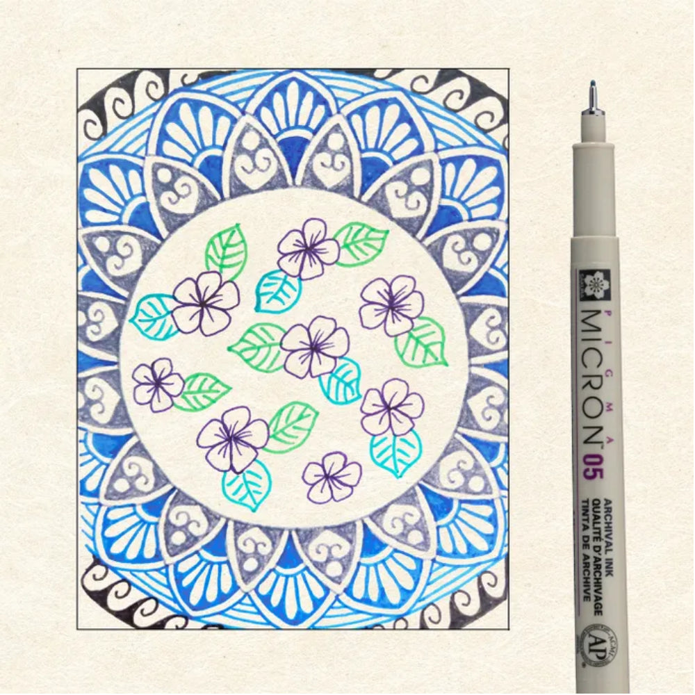 Sakura Pigma Micron Mandala Cool Tone Set 05