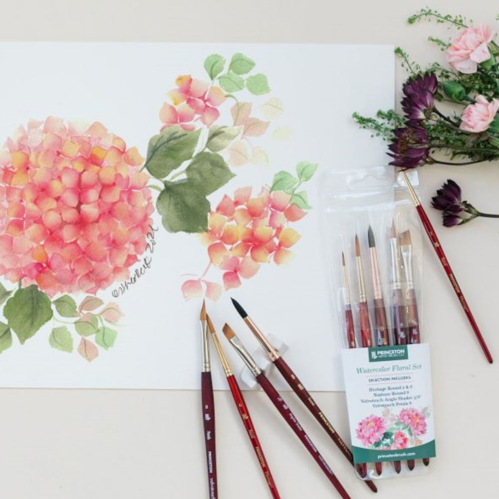 Princeton Watercolour Floral Set