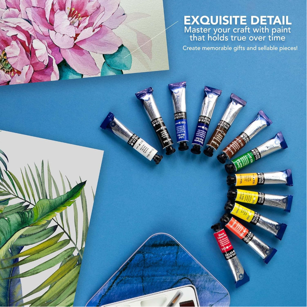 Daler Rowney Aquafine Watercolour Intro Tube Set 12pk