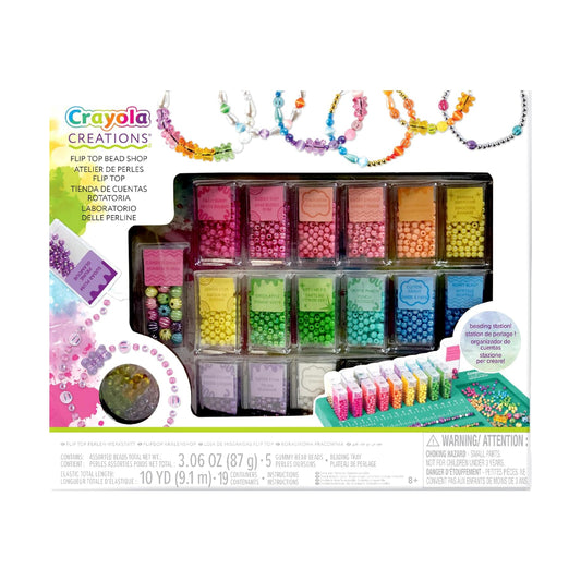Crayola Creations Flip Top Bead Shop Craft Kit