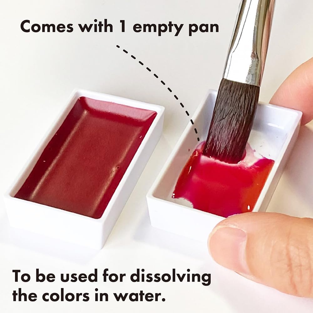 Kuretake Gansai Tambi Watercolour Palette - Granulating 2