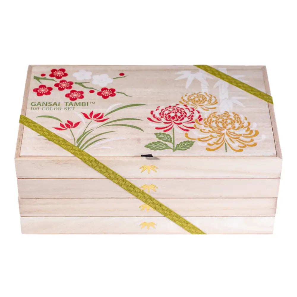 Kuretake Gansai Tambi Watercolour Anniversary Wood Box Set