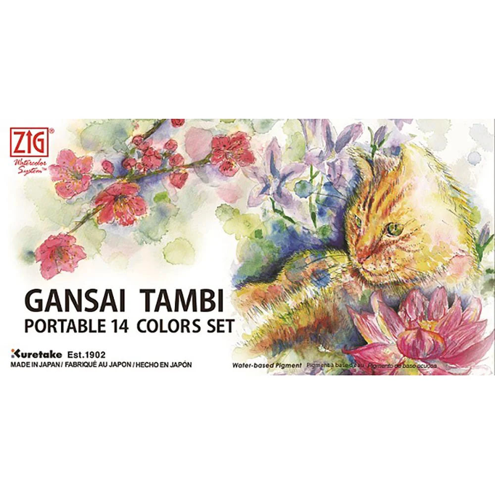 Gansai Tambi Portable 14 Colours Set