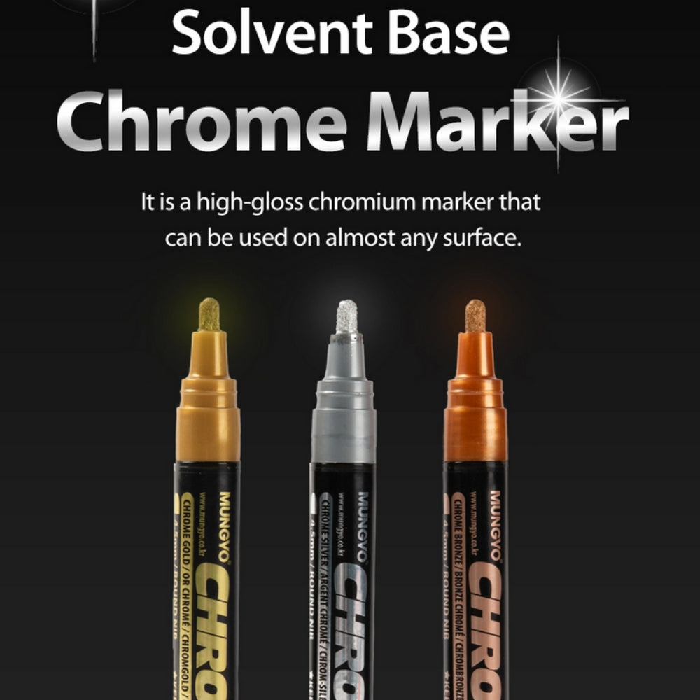 Mungyo Chrome Mirror Effect Markers