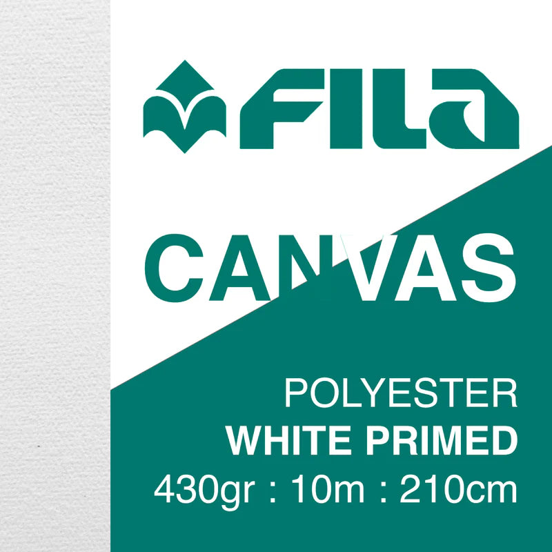 Indian Polyester White Primed Canvas 12oz