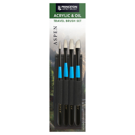 Princeton Aspen 6500 Synthetic Travel Brush Set