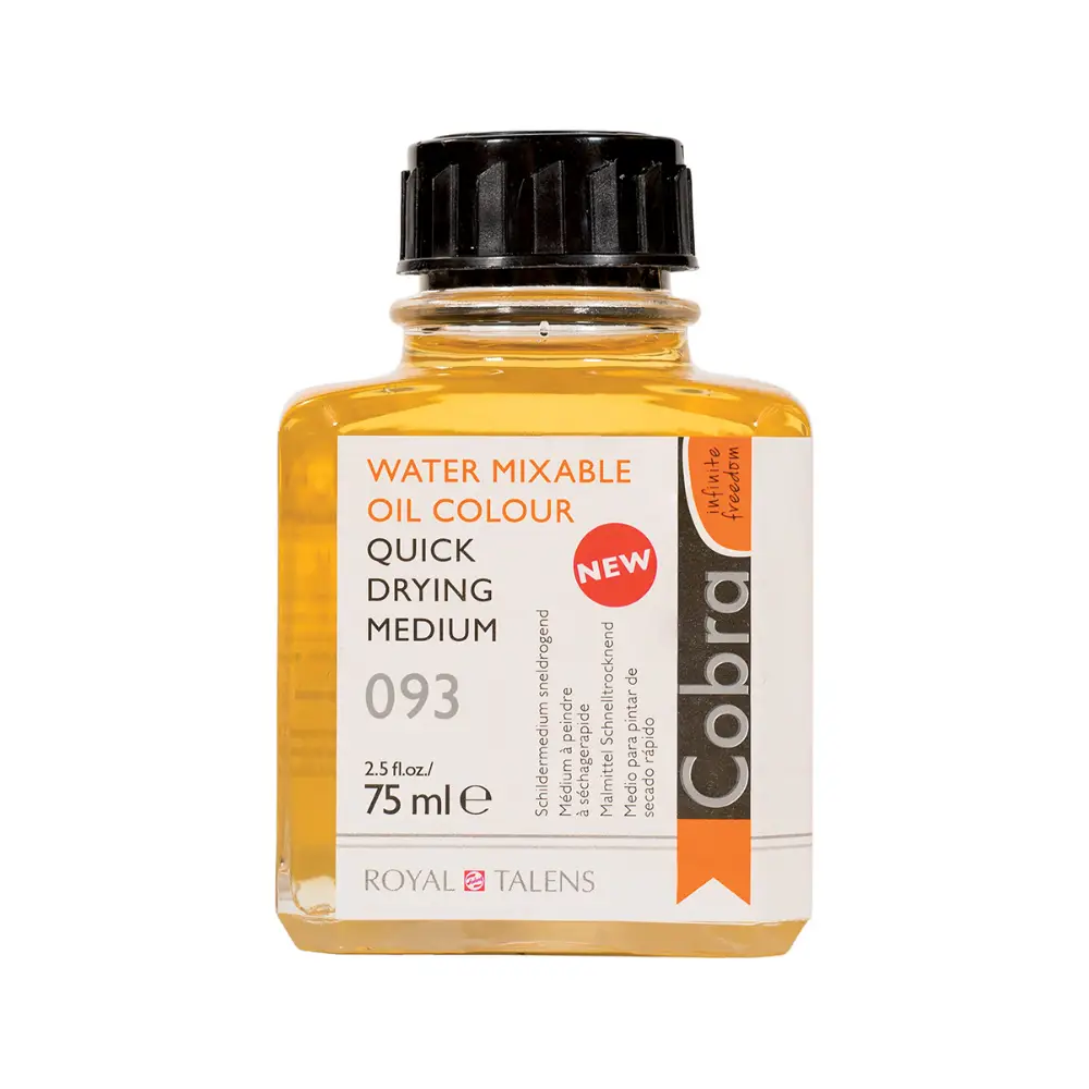 cobra water mixable oil paints - quick dry medium