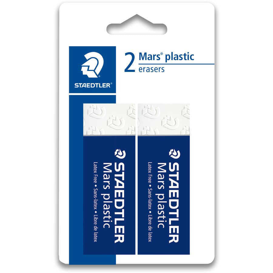 Staedtler Mars Plastic Eraser 2pk