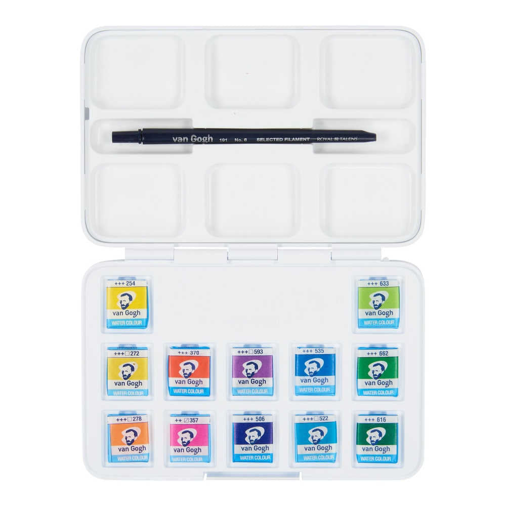 Van Gogh Watercolor Vibrant Colours Set of 12 Pans