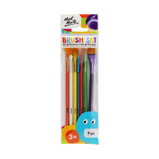 Mont Marte Kids Brush Set 7pc