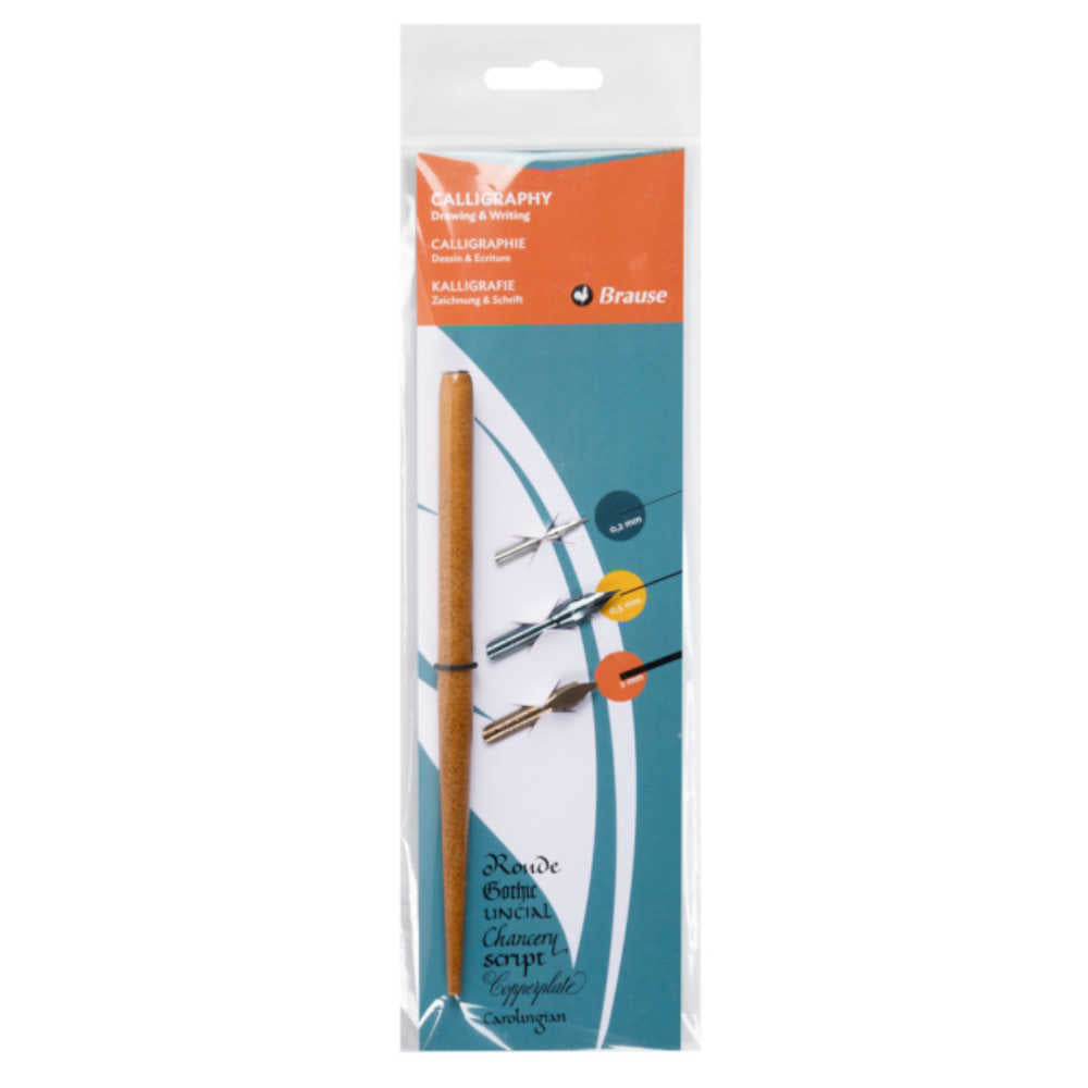 Brause 3 Nib Calligraphy Set