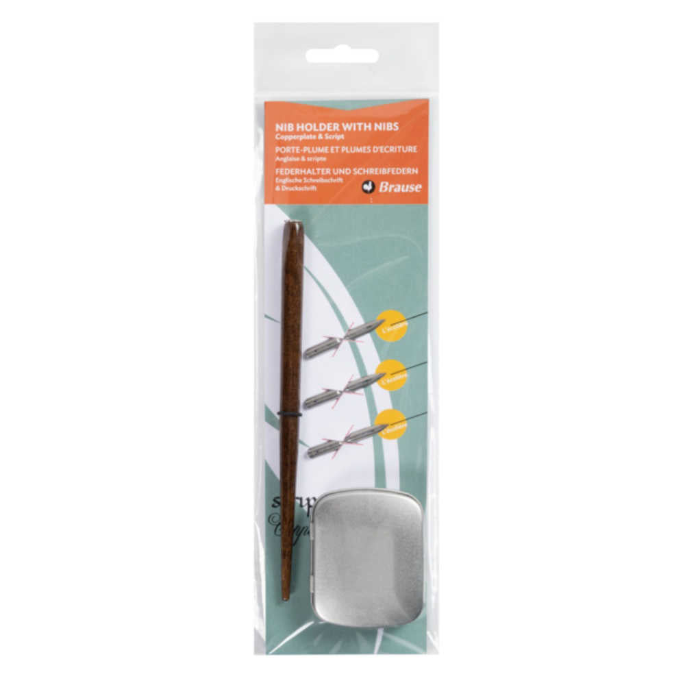 Brause 3 Nib Writing Set
