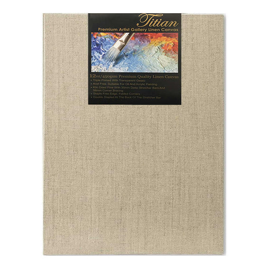 Titian Transparent Primed Linen 60X90cm