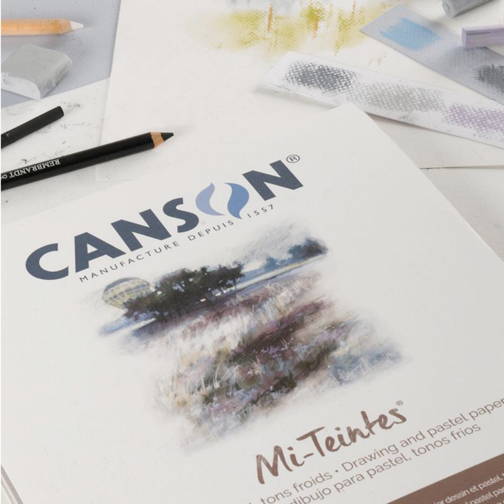 Canson Mi-Teintes Paper Pad White