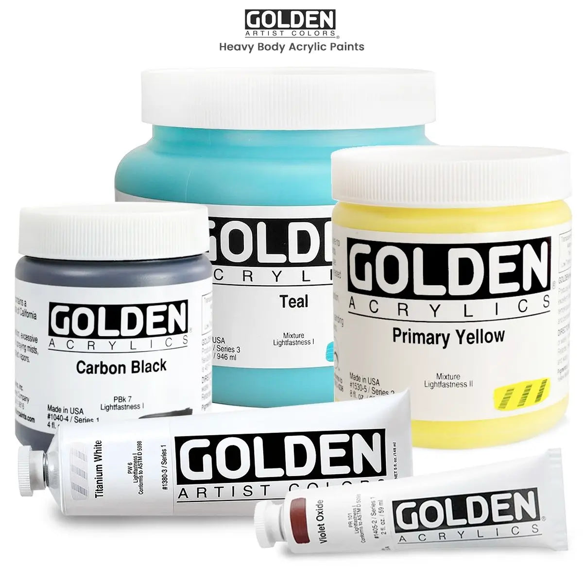 Golden Heavy Body Acrylic Paint Professional Artist Acrylics with