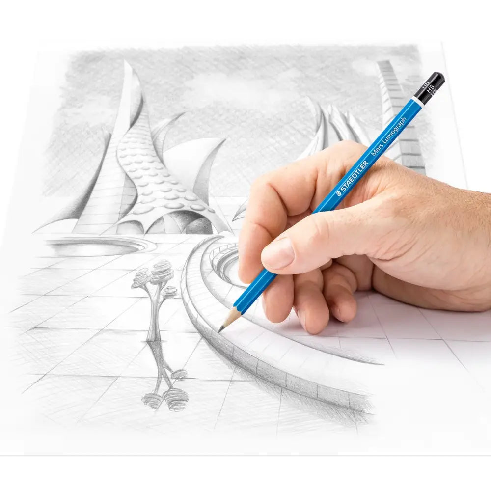 Staedtler Mars Lumograph Pencil Tin 6