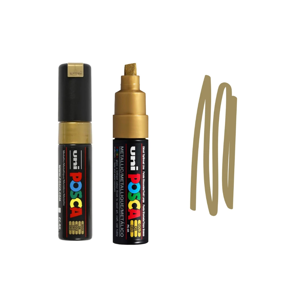 Uni Posca Paint Pen PC-8K Set 4pk Fluoro