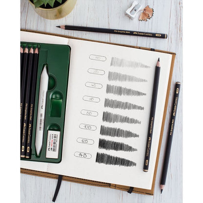 Faber Castell Pitt Graphite Matt Pencil  11pce Tin