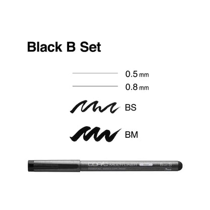 Copic Mulitliner Pen Set B