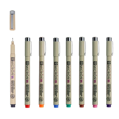 Sakura Pigma Micron 05 Pen Coloured 8pk