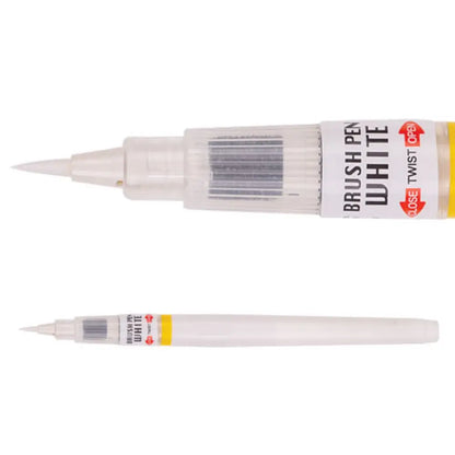 Kuretake Zig Brush Pen White