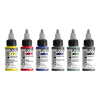 Golden High Flow Acrylic Airbrush Set