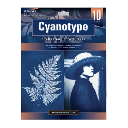 Jacquard Cyanotype Fabric Sheets 