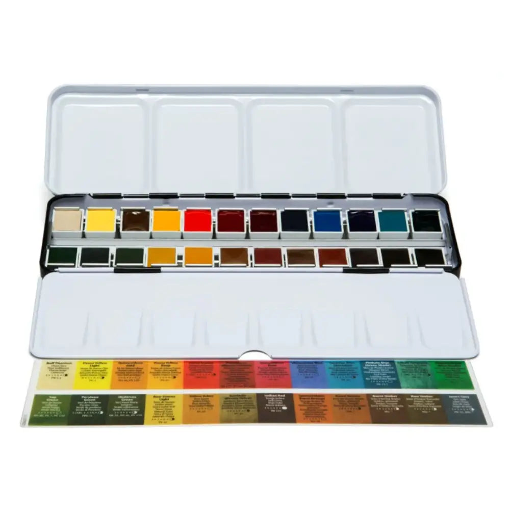 Daniel Smith Half Pan 24 Tin- Master Box Set