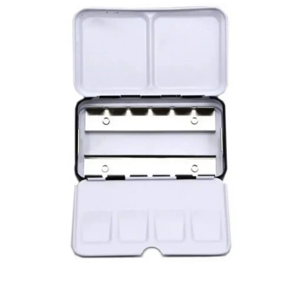 Empty Metal Watercolour Palette 12 Tin