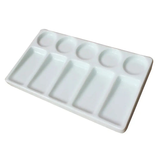 Porcelain Palette Rectangle 10 Well