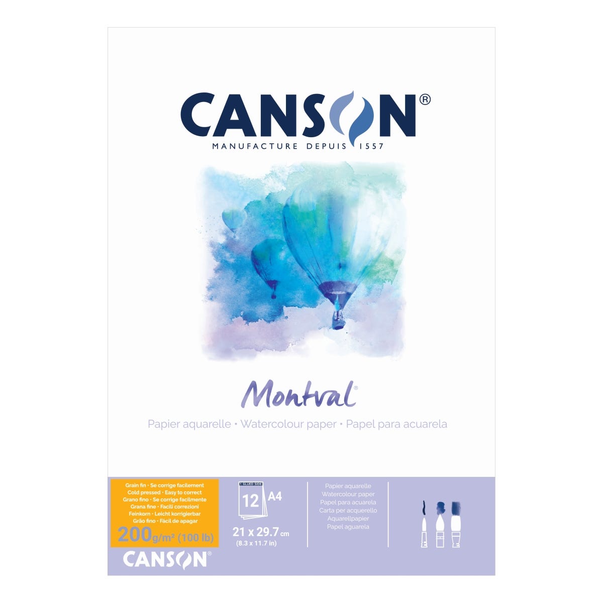 Canson Montval Watercolour Pad 200gsm